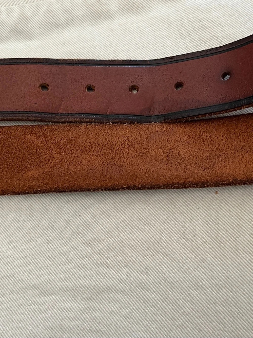 Mossimo Leather Belt  Brown with Green & Orange Southwestern Inlay, Aztec Sz M